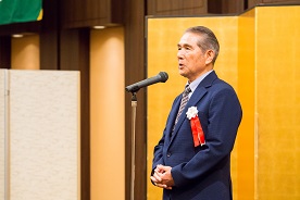 11期卒 八尋会長の開会挨拶